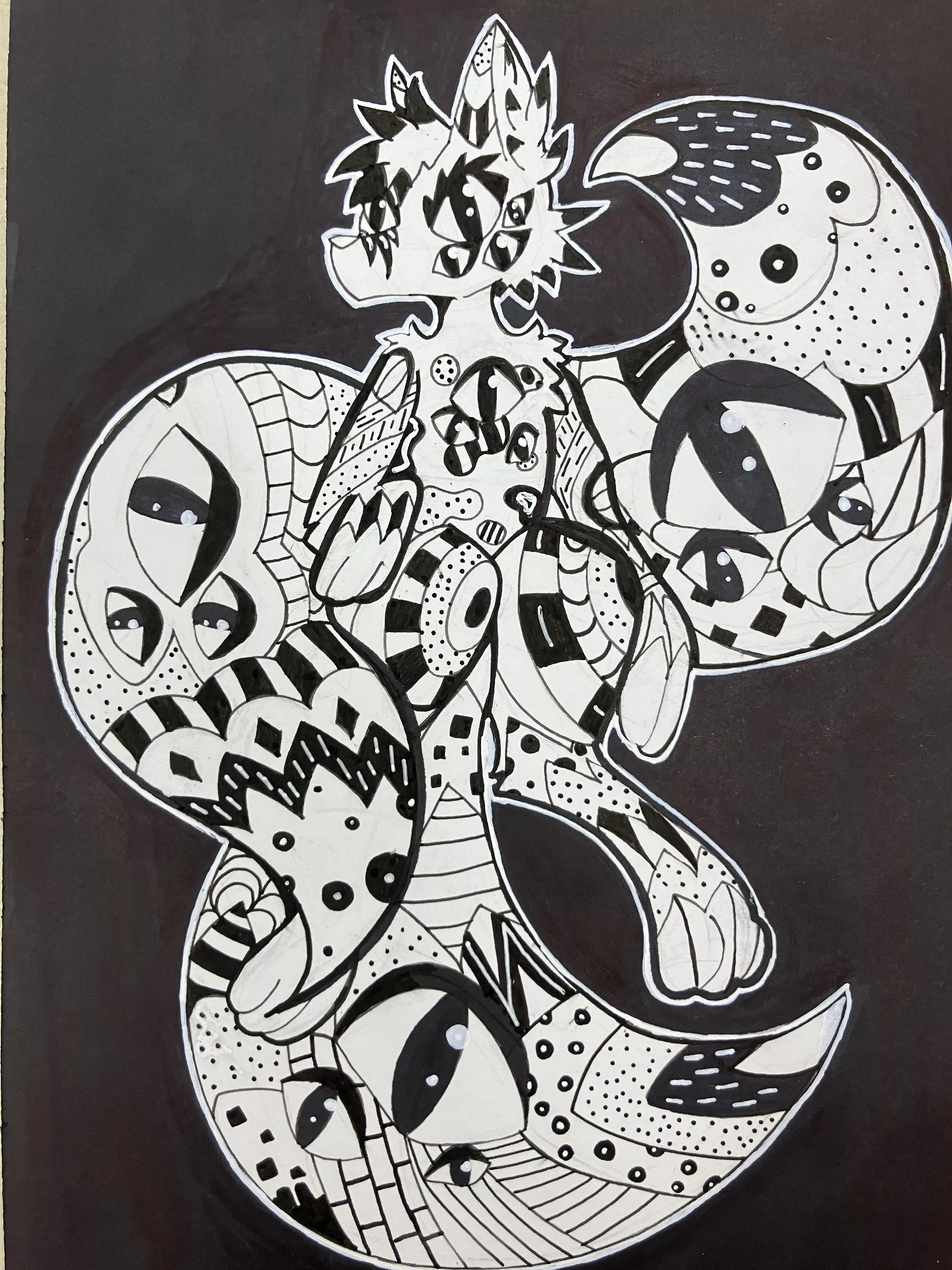 Finished piece I did for school :) posted by DividedFox