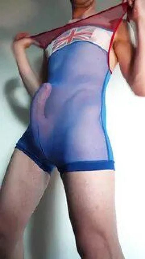 Flashing my bulge for Britain by Mission-Finish-8653