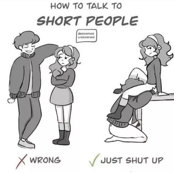 Haha.. You dare call me short! posted by esrose7