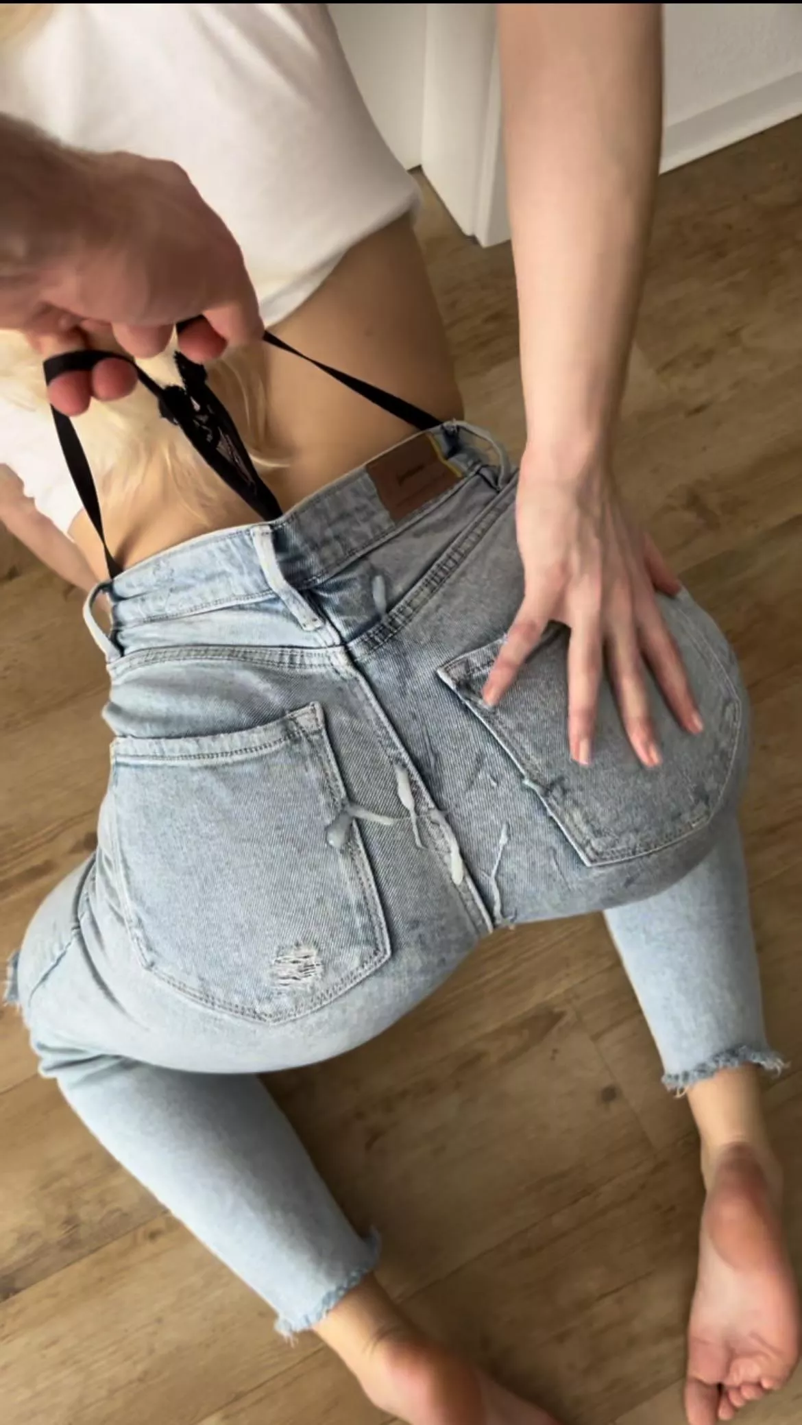 He comes on my ass and gave me parallel a wedgie posted by GloomyCurator