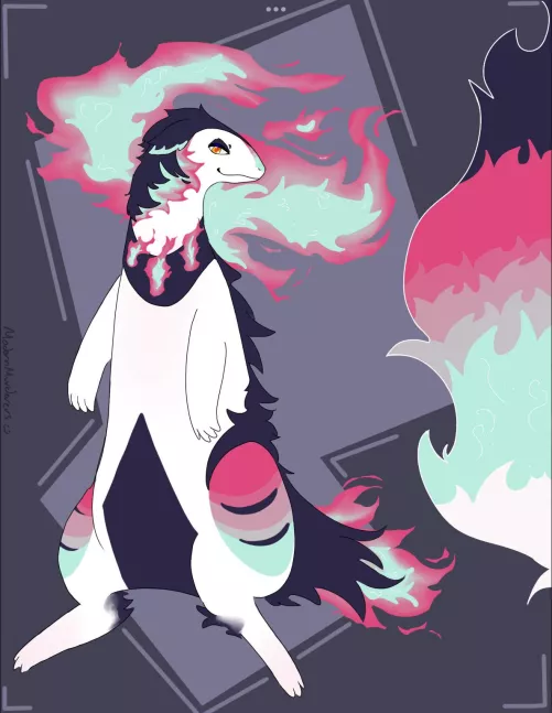 Hisuian Typhlosion I did for a mystery adopt :] by ModernMurderers