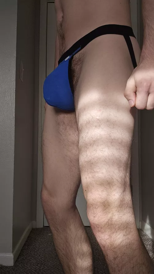 Jockstrap bulge? Check. Natural sunlight? Check by justlookin4fun862