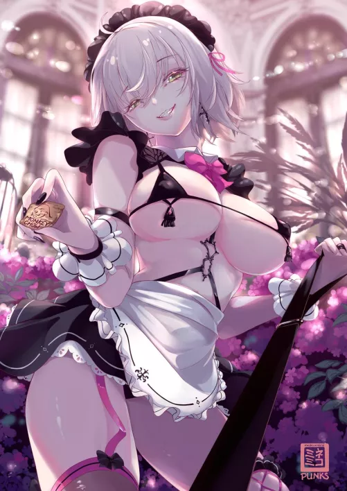Maid Jeanne Alter [Fate/GO] by CheetahSperm18