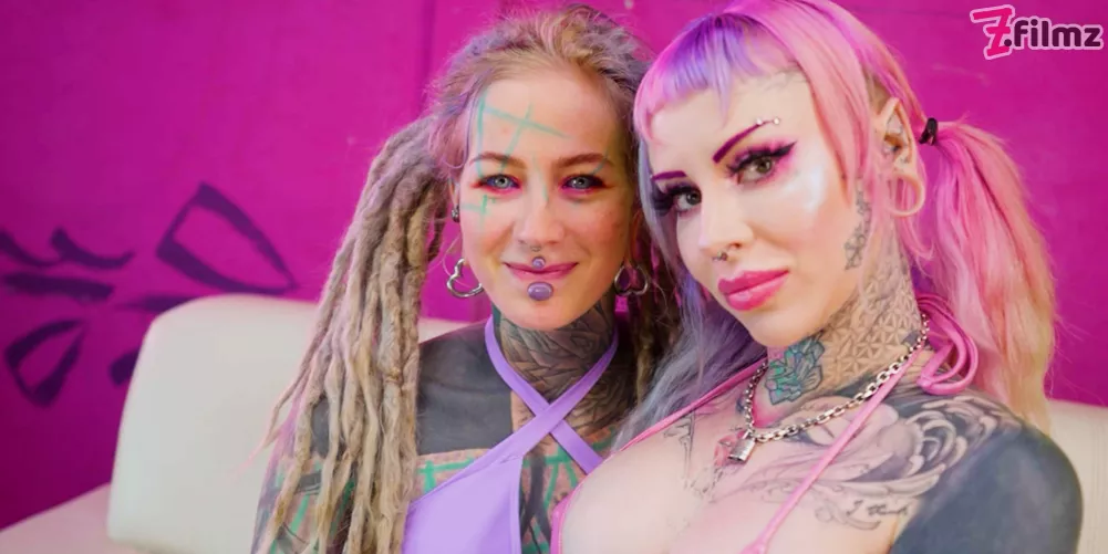 My friend Kelly and I having fun thinking about all the toys we are about to use on each other by anuskatzz12