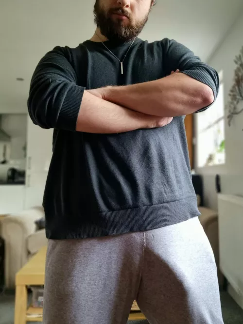 My friends know me as the grey sweatpants guy. Can anyone think of a better nickname? by nerdurge