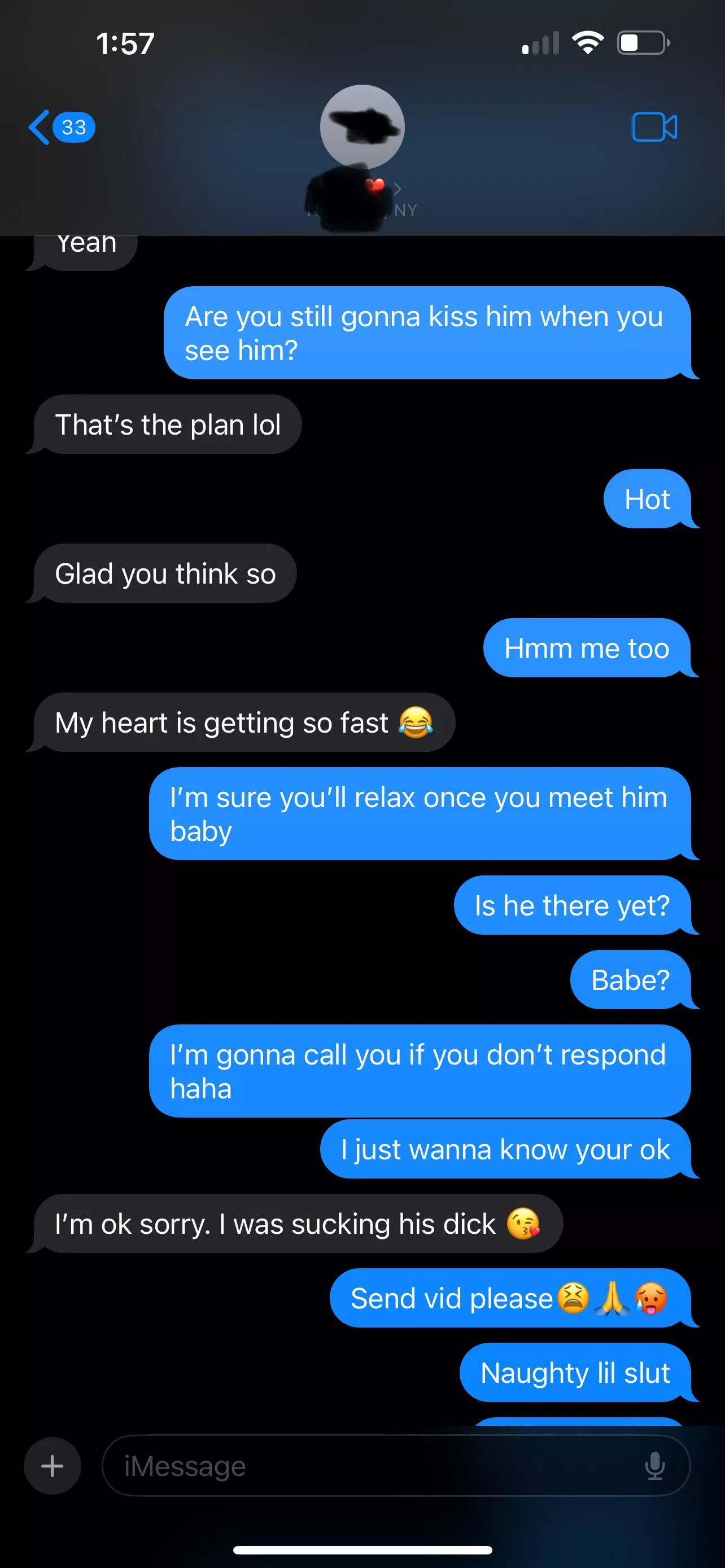 My girlfriend had a nice date with her bull last night, she texted me in restaurant parking a lot she was there and then stopped responding. Didn’t take long to figure out why posted by sometimesagirl23