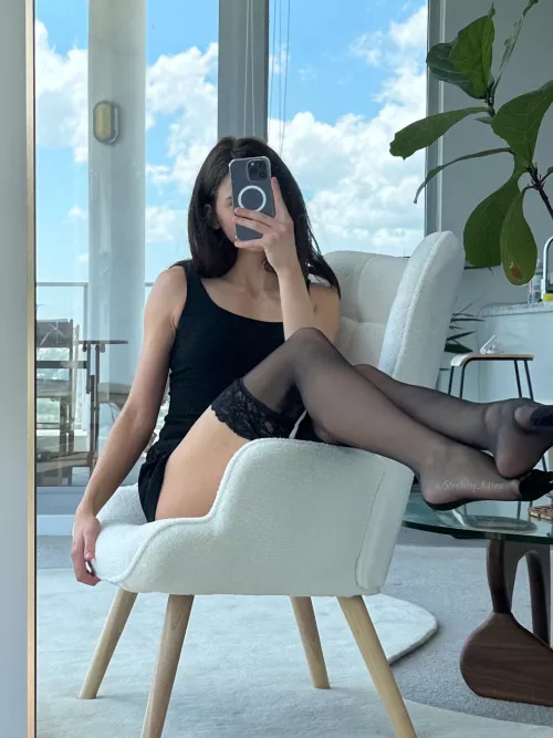 My legs are so smooth in these thigh highs 🤤 by Stretchy_Kitten