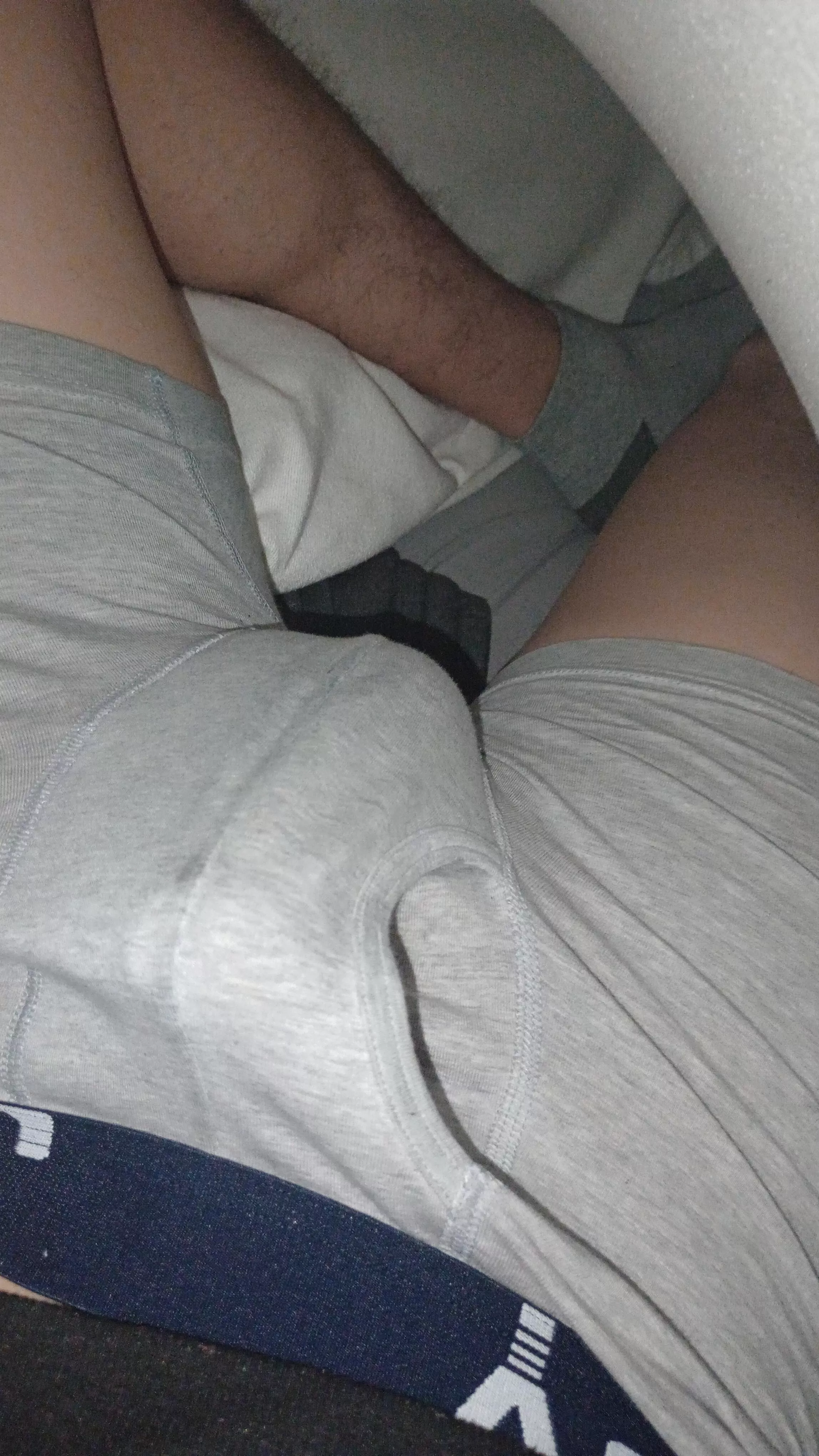 My lil hard bulge posted by AdGlad37