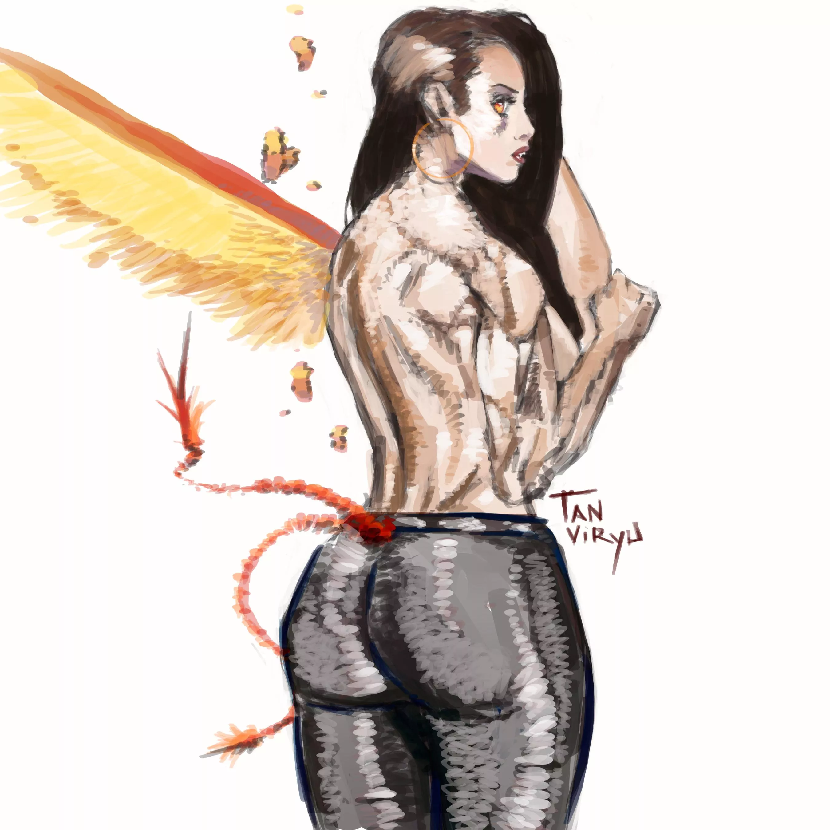 [OC] Scribbling ✍️ posted by StainlessInferno