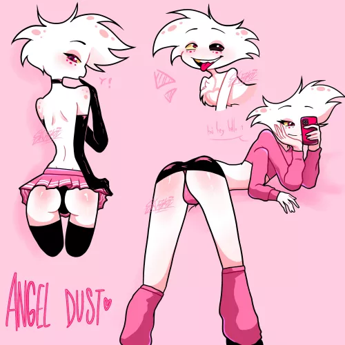 some Angel Dust sketches x) (@swazkii1) by swazkii1