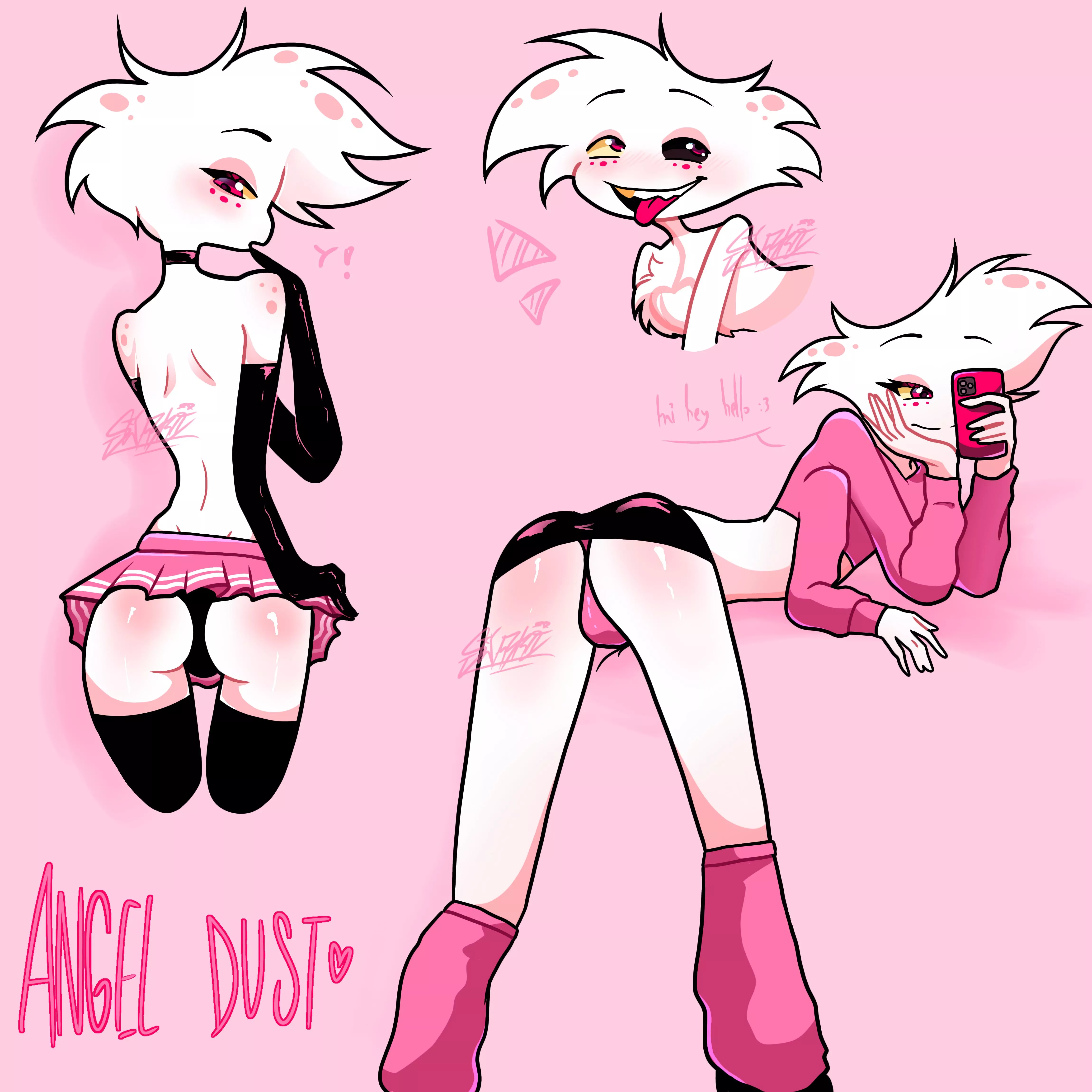 some Angel Dust sketches x) (@swazkii1) posted by swazkii1