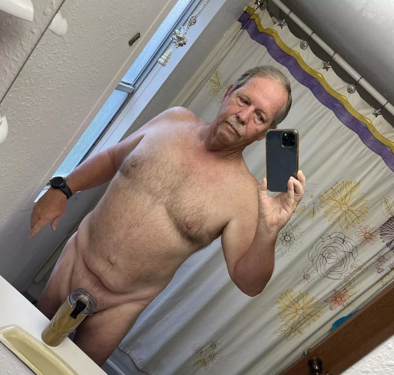 Their worst fears realized, grandpa (62) is naked! But there’s coffee. posted by futureeunuch