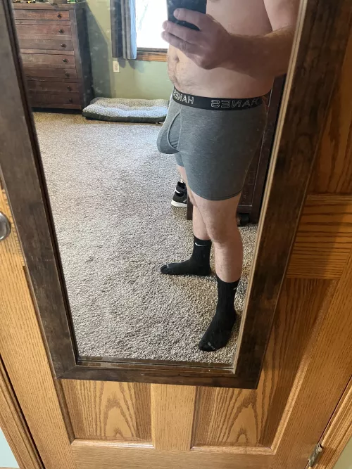 This is why I don’t wear grey sweatpants in public by 9BWT