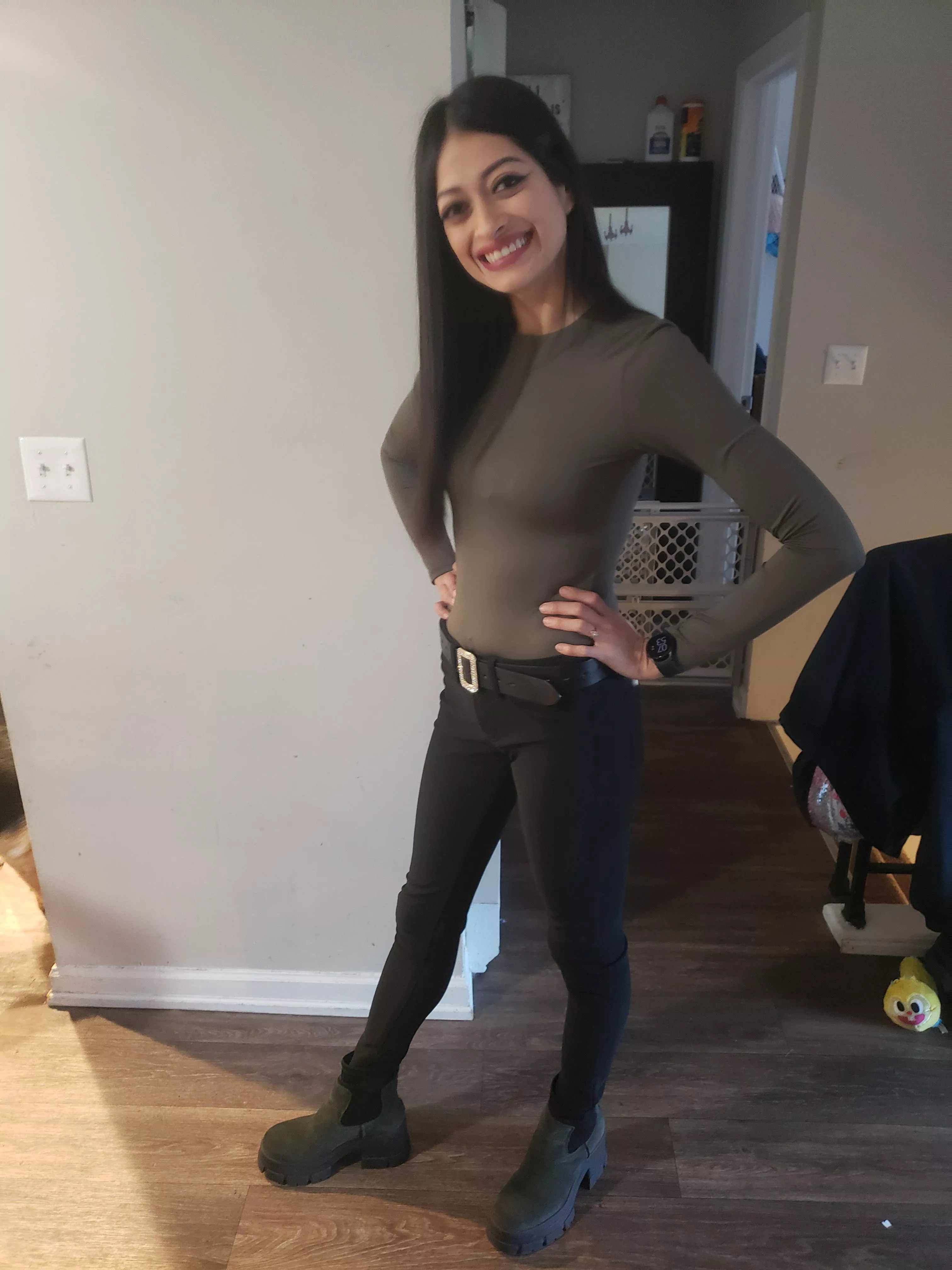 Today's Fit. Love my Boots posted by Leggylibralatina