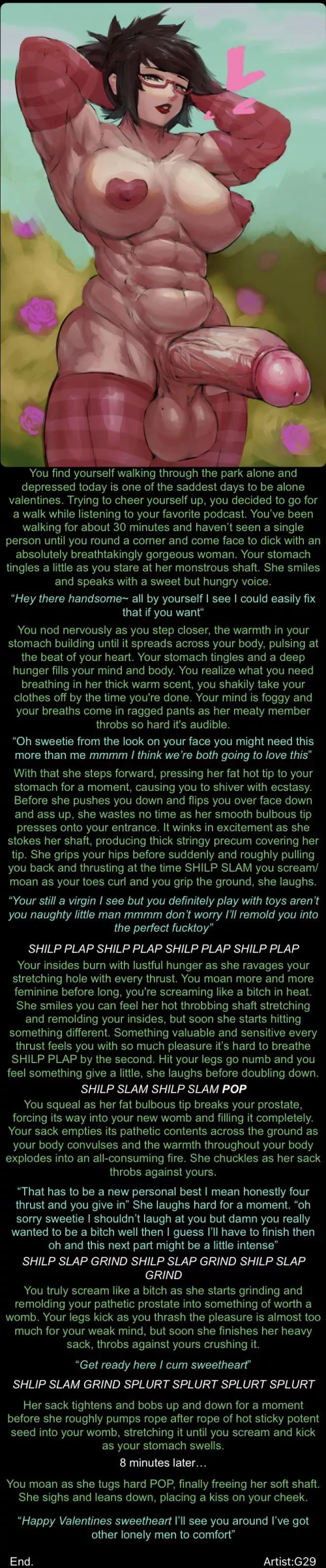 Valentine’s Breeding (Artist:G29) [rough] [dubcon] [impreg] by The_EternalVoid