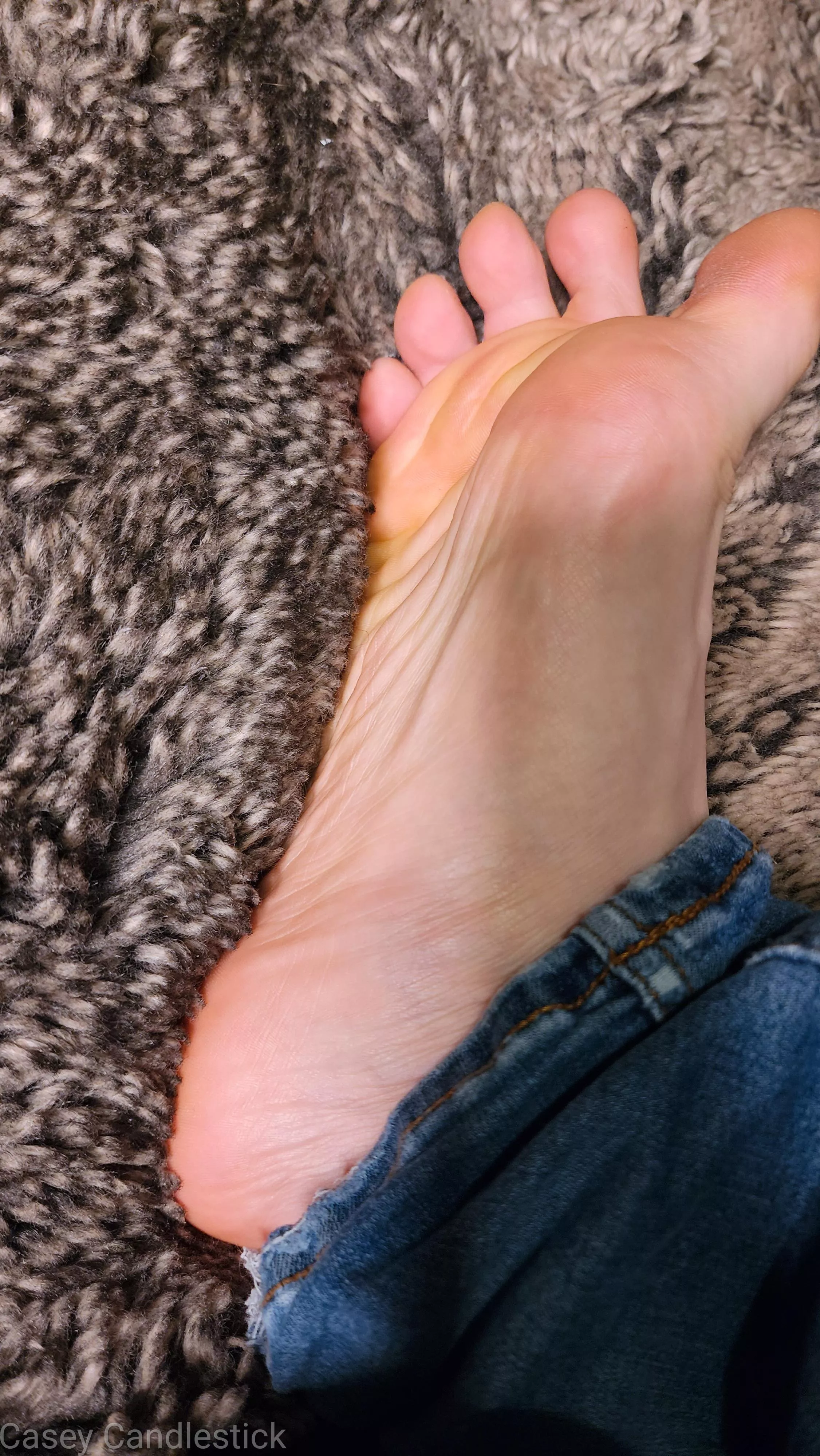 Would you rub my soles after a long day? [OC] posted by CaseyCandlestick