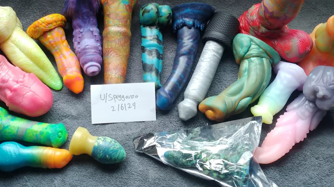 WTS/WTT Bad Dragons/Fantasy Grove toys in beautiful colors! Details and image album in comments posted by speggaroo