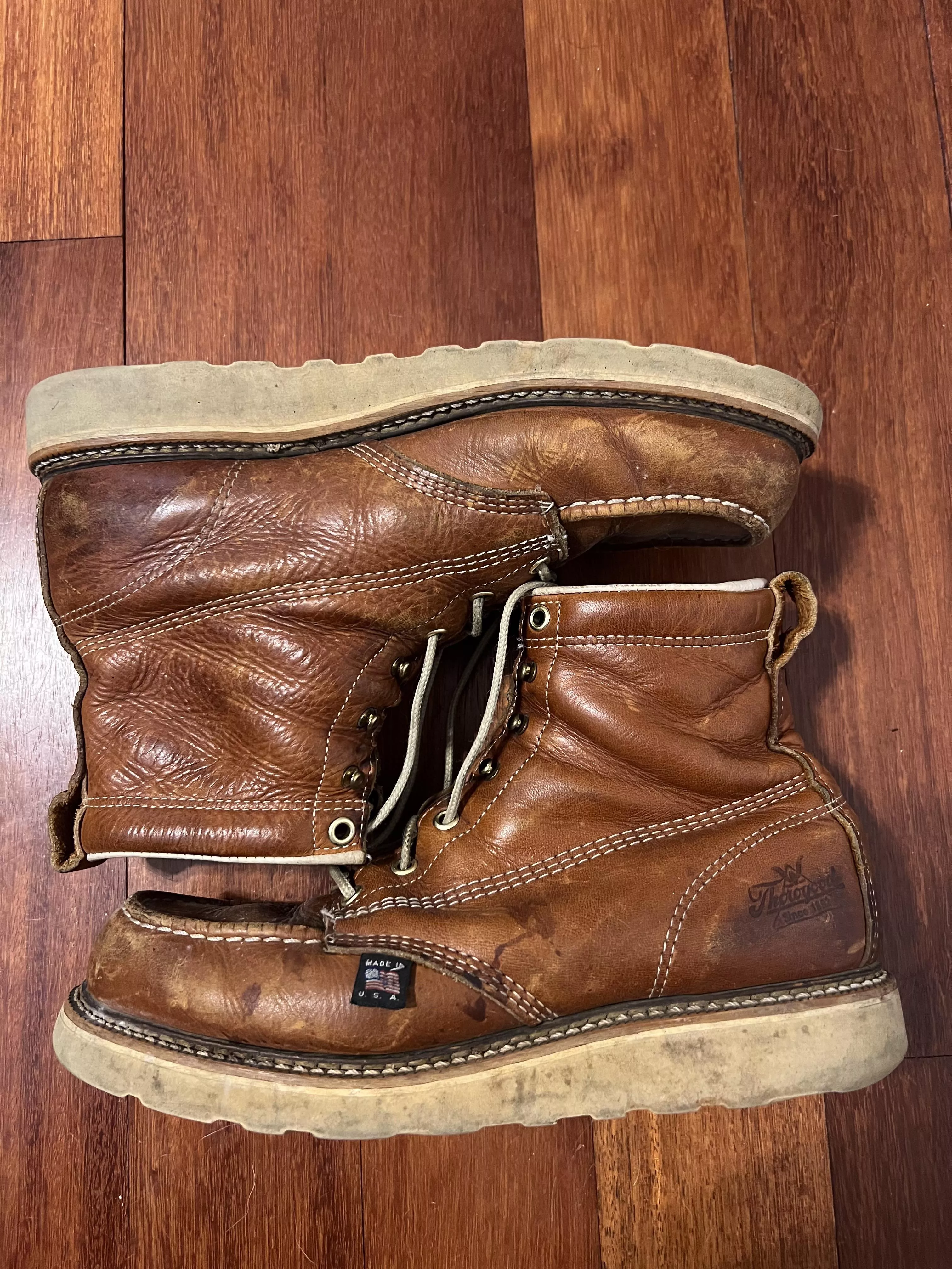 15 year old Thorogood boots posted by Spiritual_Tell680