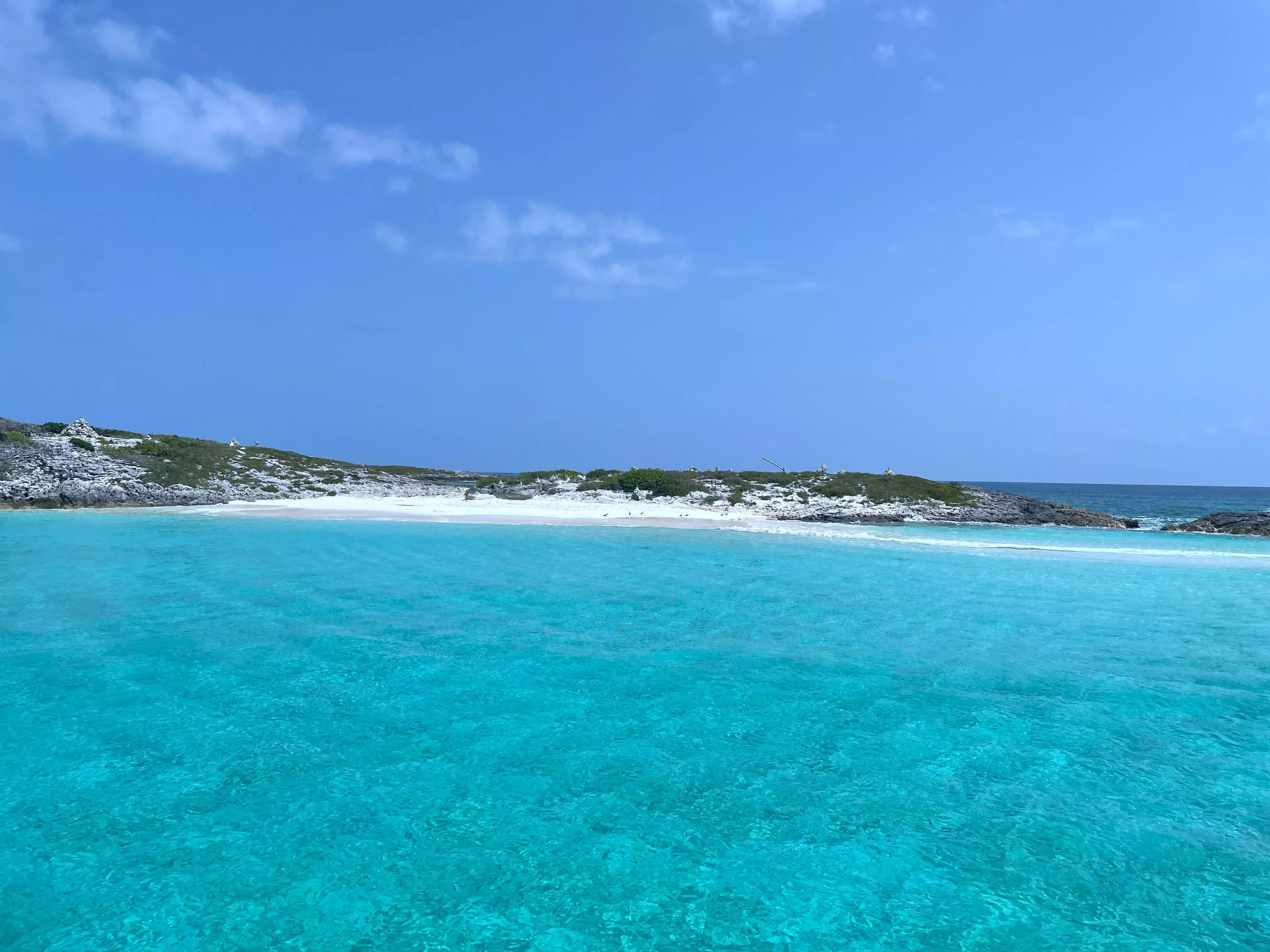 A little beach and some blue water for your Wednesday! posted by Admirable-Boat-5318