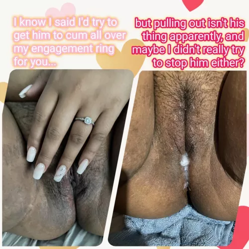 All over my engagement ring by DoesWhatHeIsTold