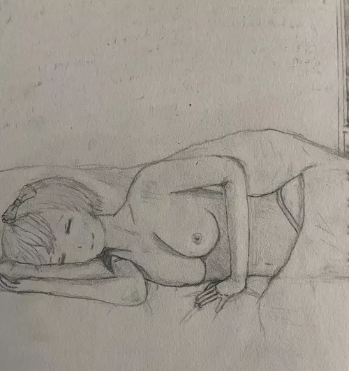 Another Sayori sketch I did! by I_Hate_Reddit12