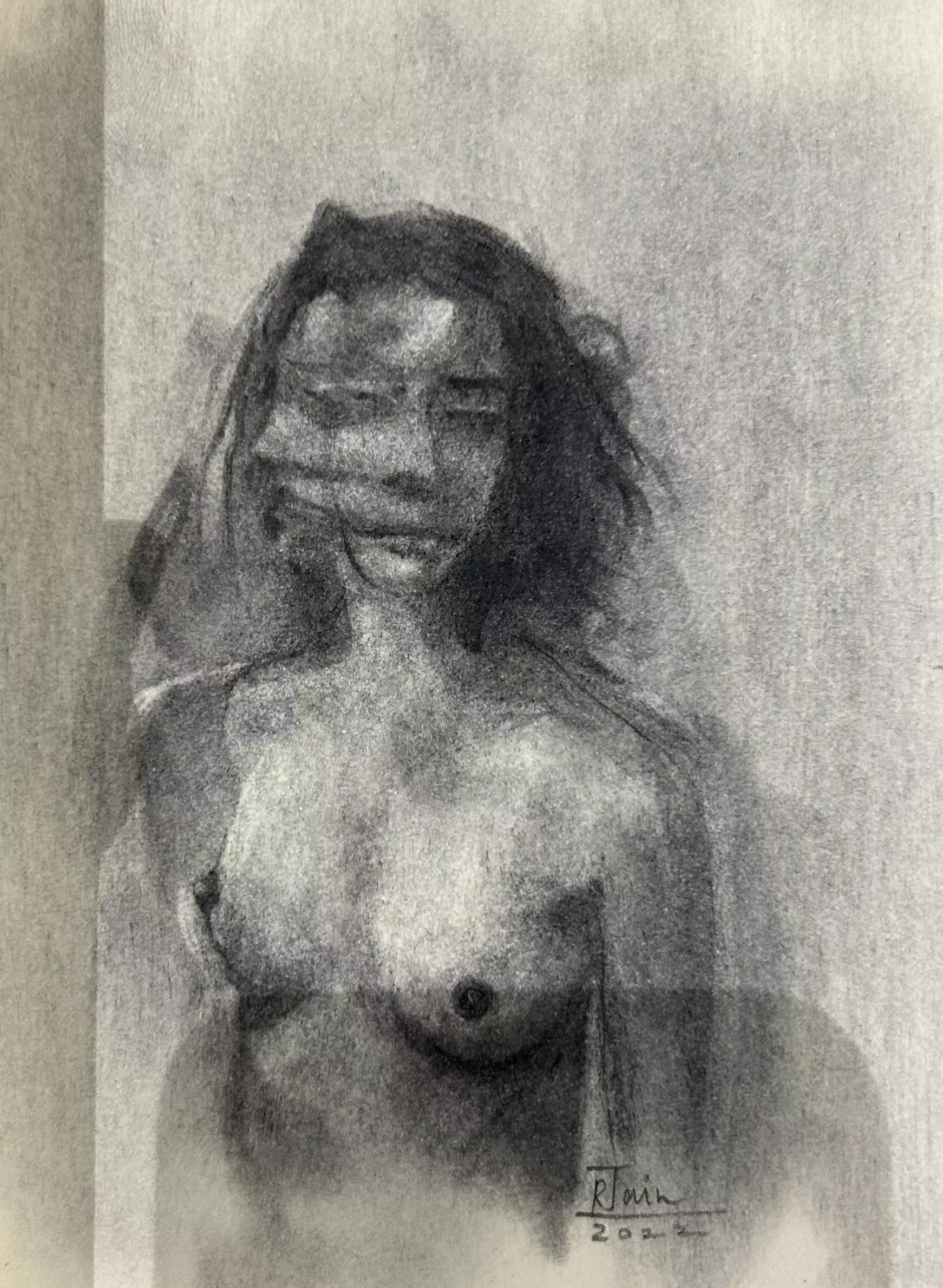 Charcoal On Paper posted by Ochrepanda