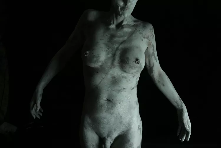 Clay and body paint , this was an lgbtq project , by floridaafloridaa