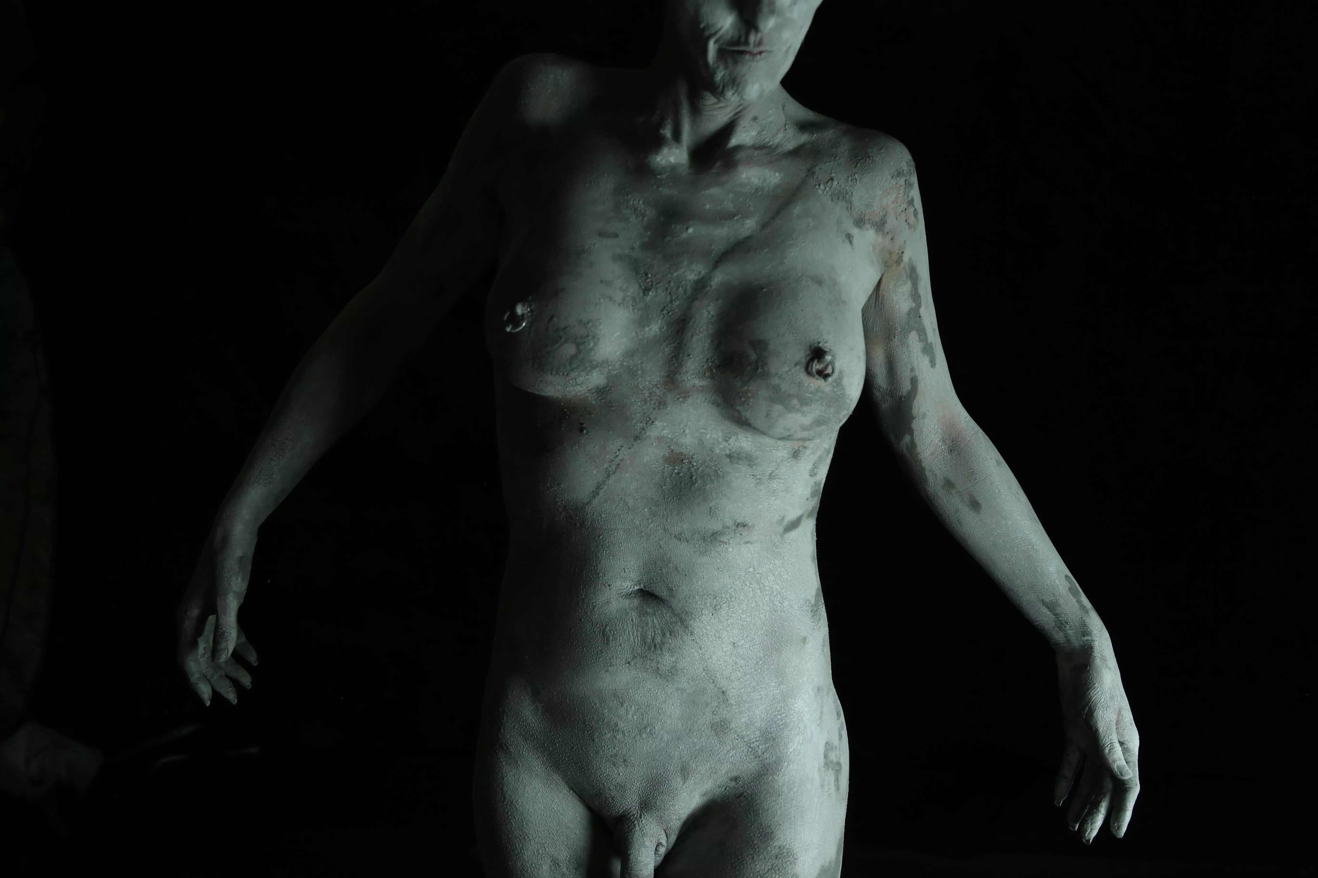 Clay and body paint , this was an lgbtq project , posted by floridaafloridaa