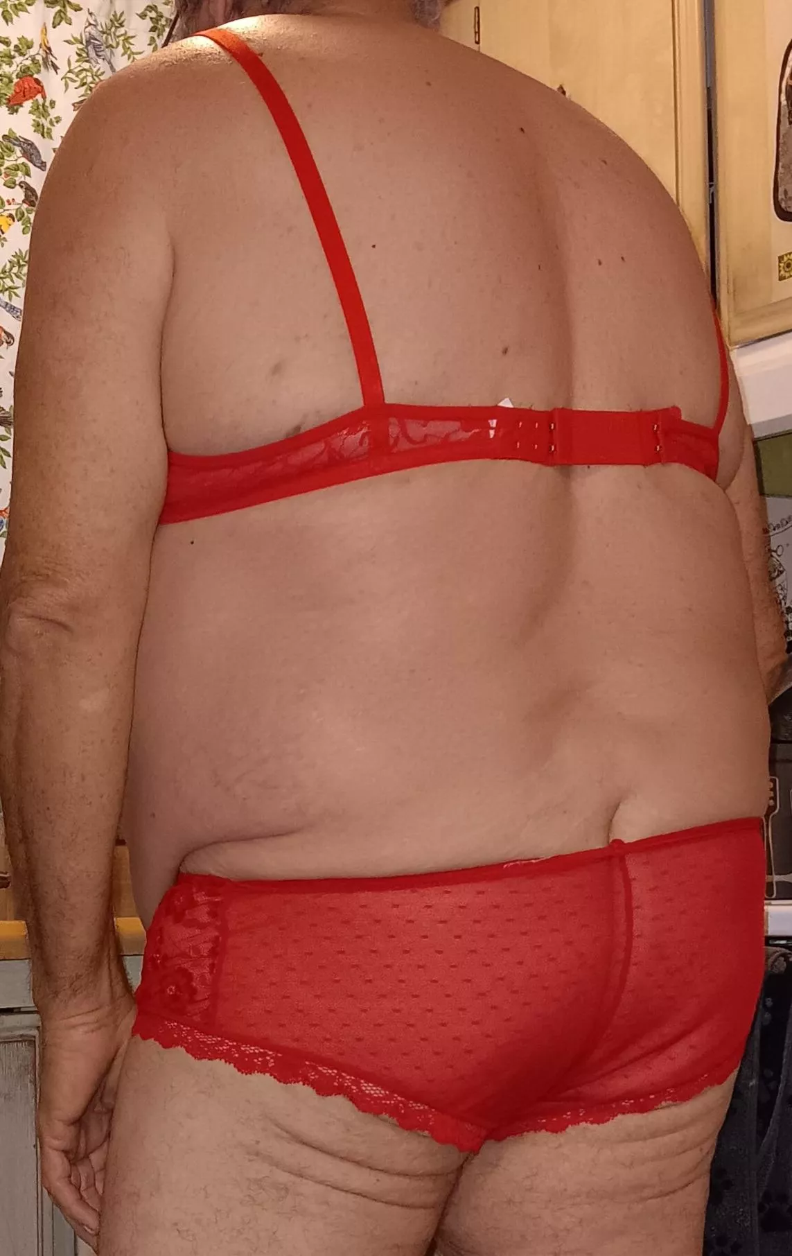 Doing chores in bra and panties posted by submale5454