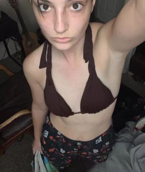 F18 I like to sleep in my bikini for some reason by Lemon-Slice08