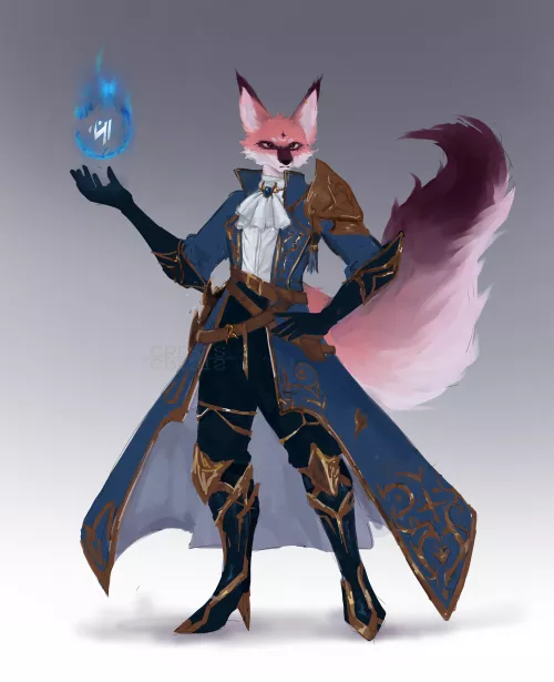 Fox magician by Drecrest