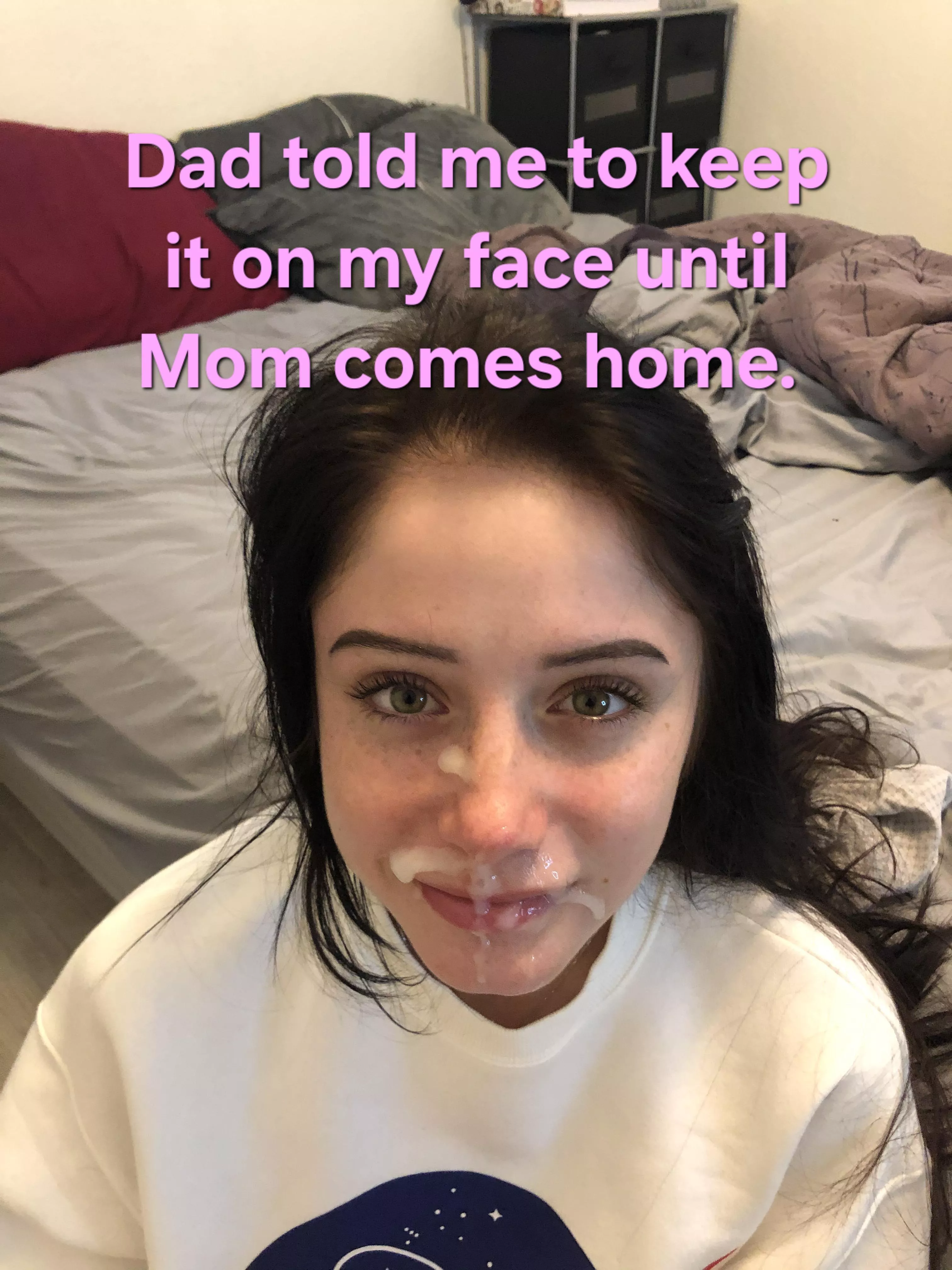 I guess he wanted to finally let Mom know about us. posted by RoxysBack