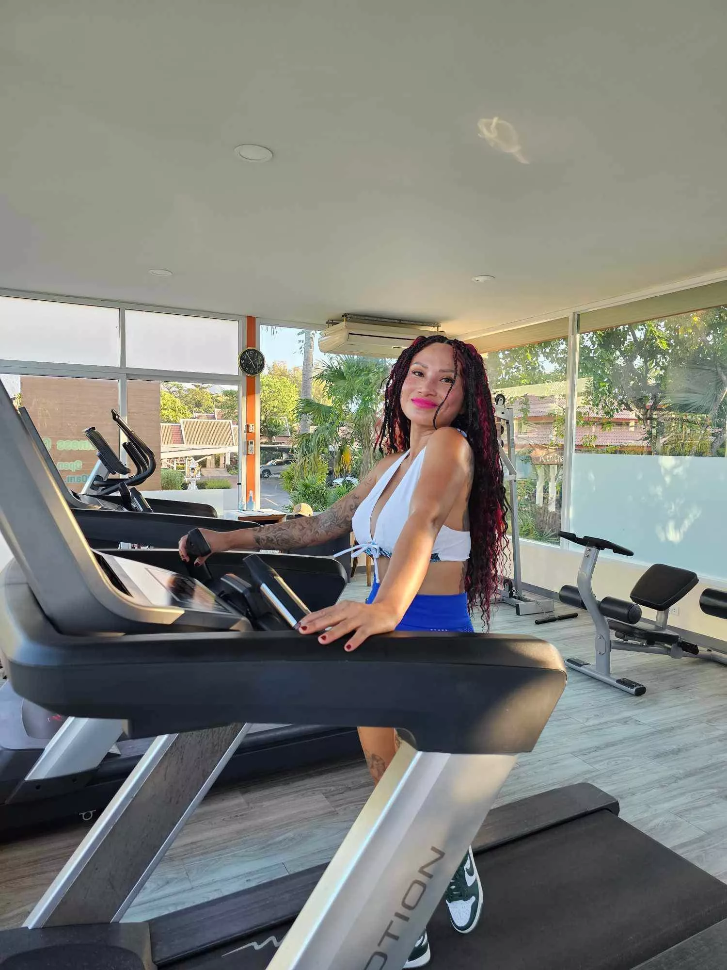 I left to do a 1 hour run, then what do you want to do? posted by love_asian88