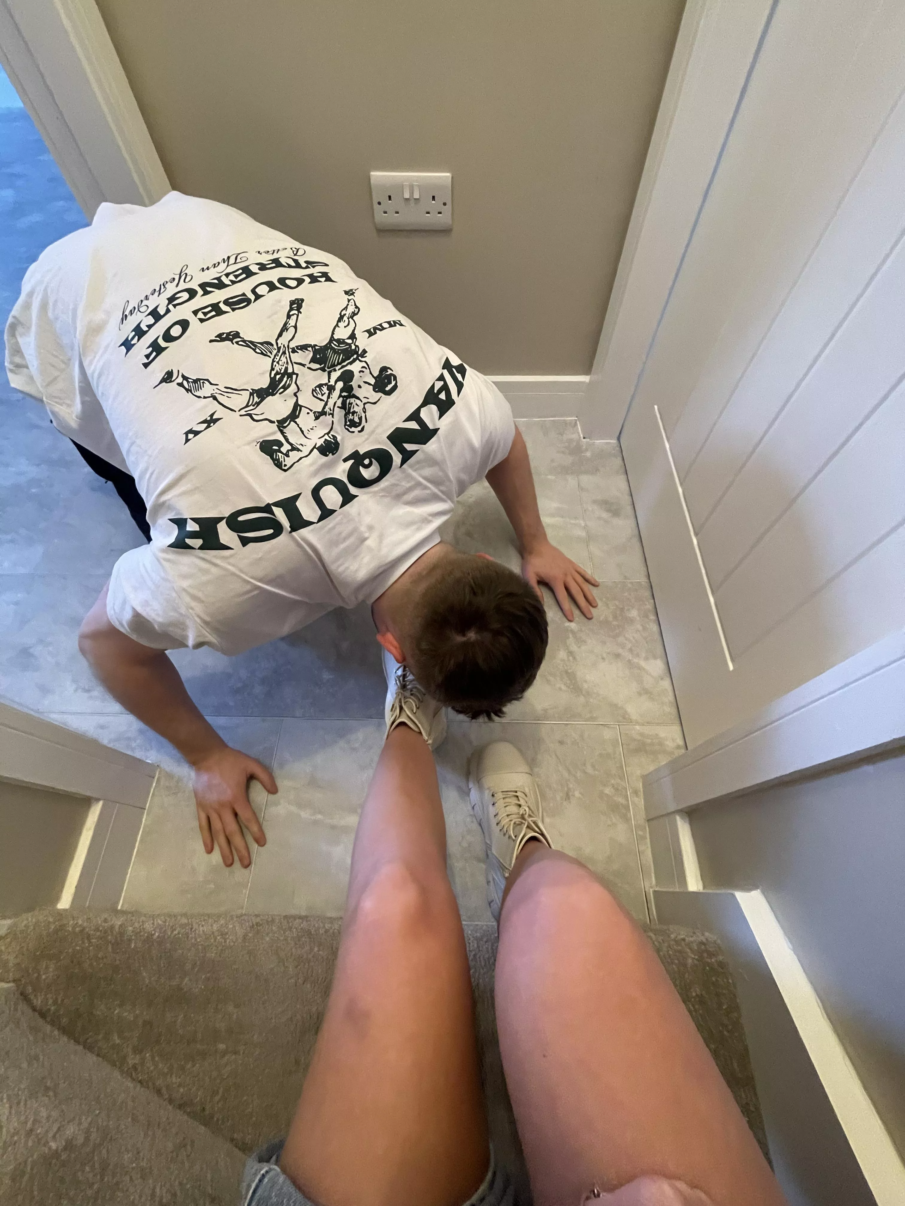 I love kissing my mistress shoes before we go out posted by subdomjames