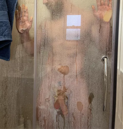 Its hot and steamy inside here, wanna join me? by Bearded_alpha1