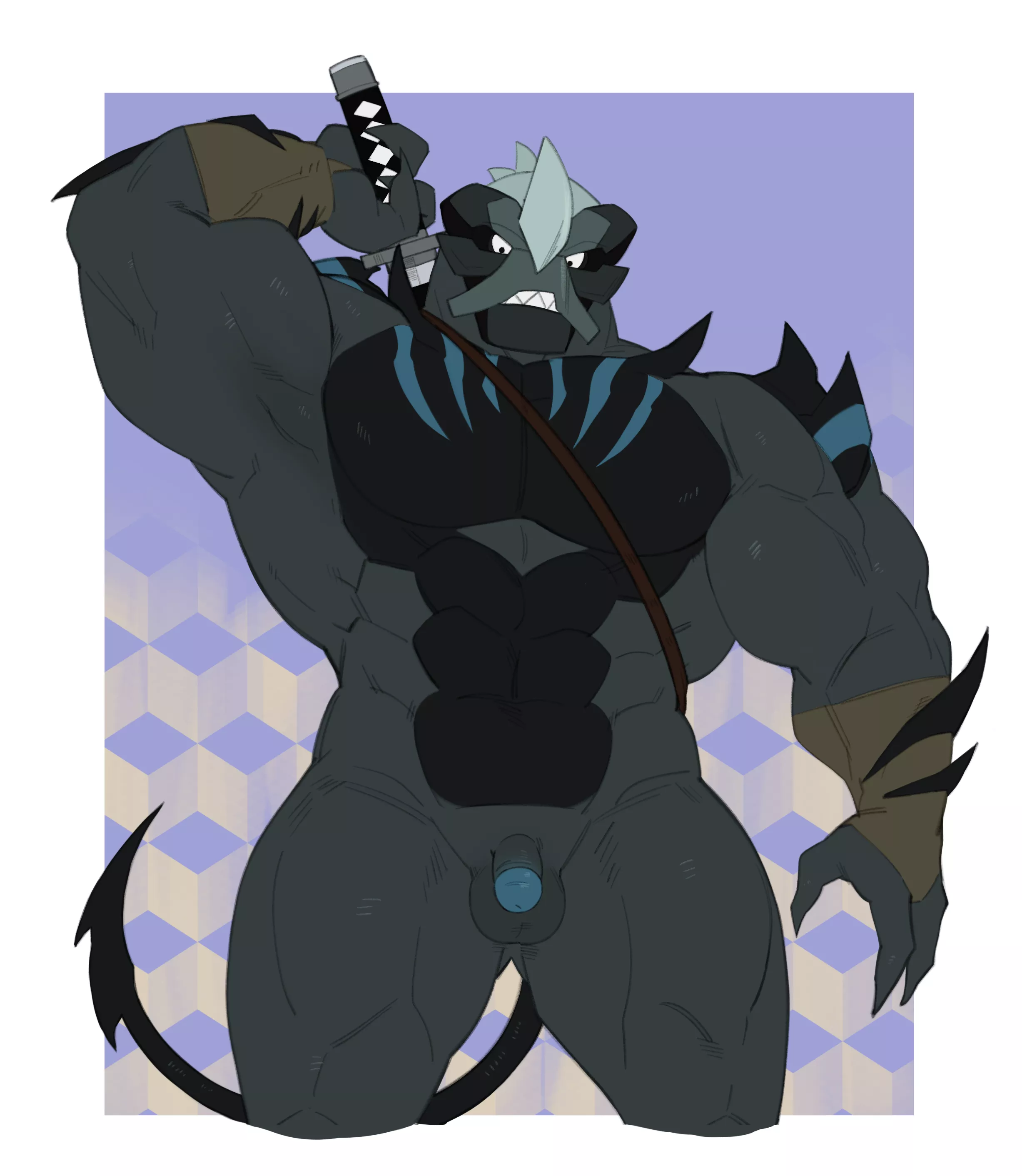 K'ranch and his katana (fishingmanmax) posted by mangkanor94