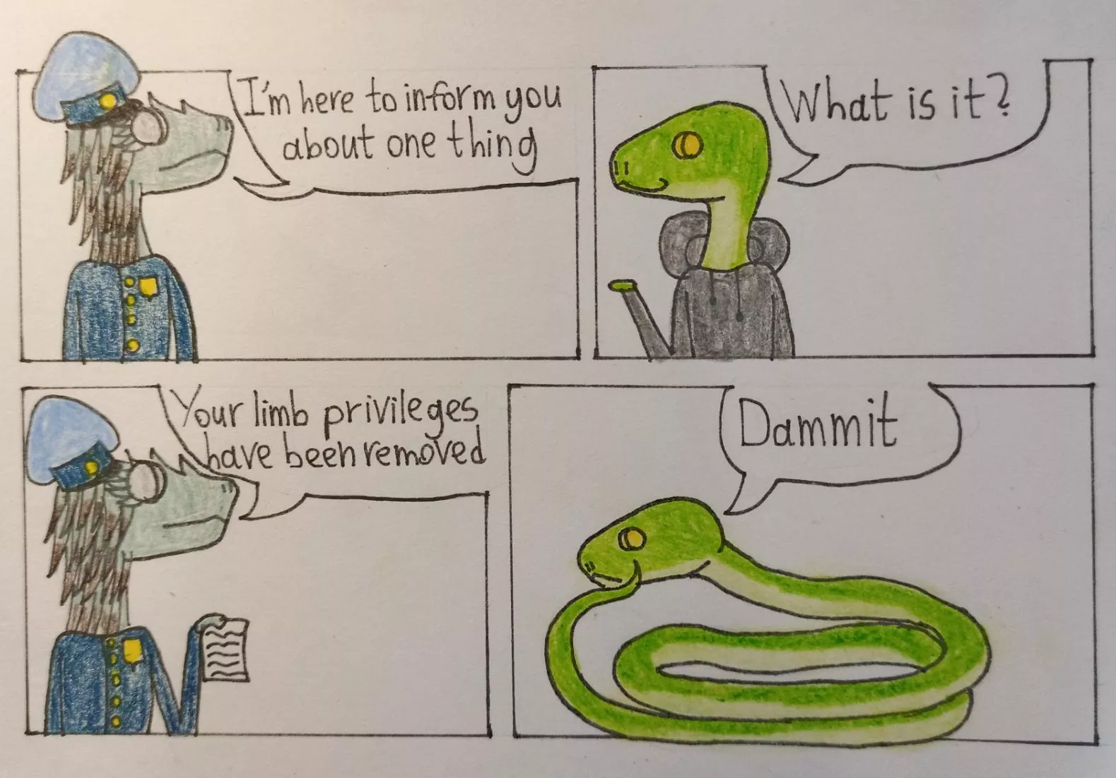 Limb privileges (art by me) posted by MrMoor2007