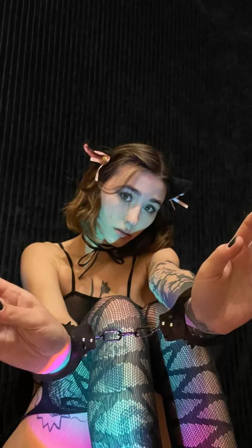 my hands are cuffed so you can do whatever you want to me, Master [F] by PetiteGoddessGirl