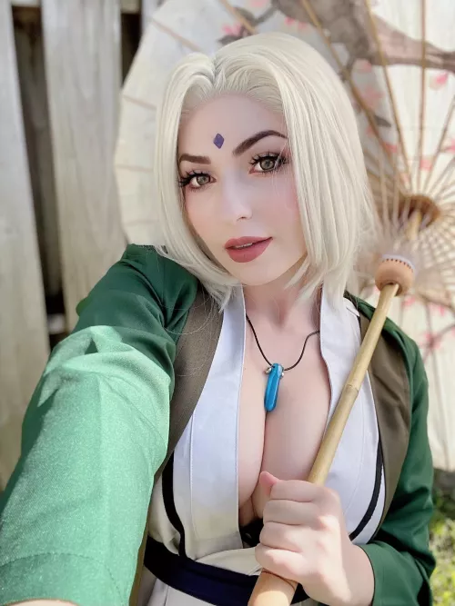 My Lady Tsunade Cosplay :) by Playful_Range3562