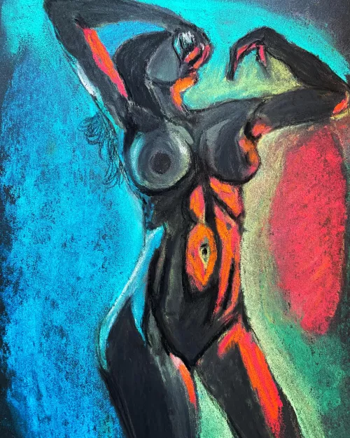 Neon lights by getdrawnnsfw