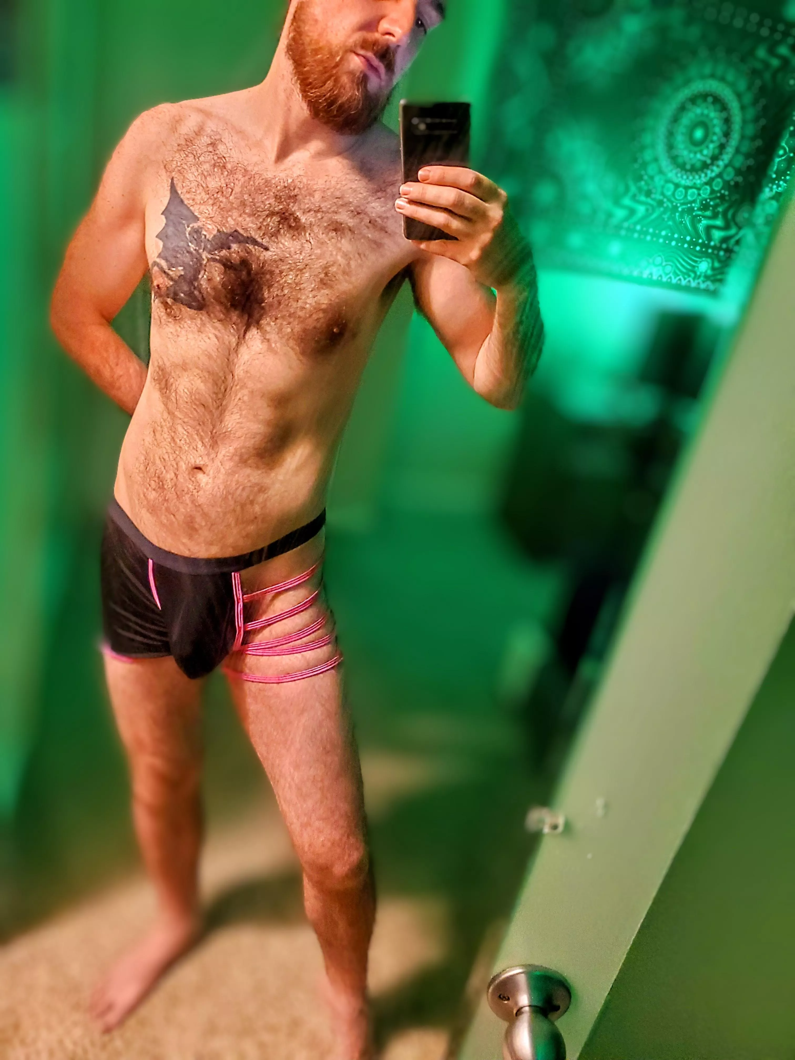 Nice little outline in this strappy number posted by OGKissesDownBelow