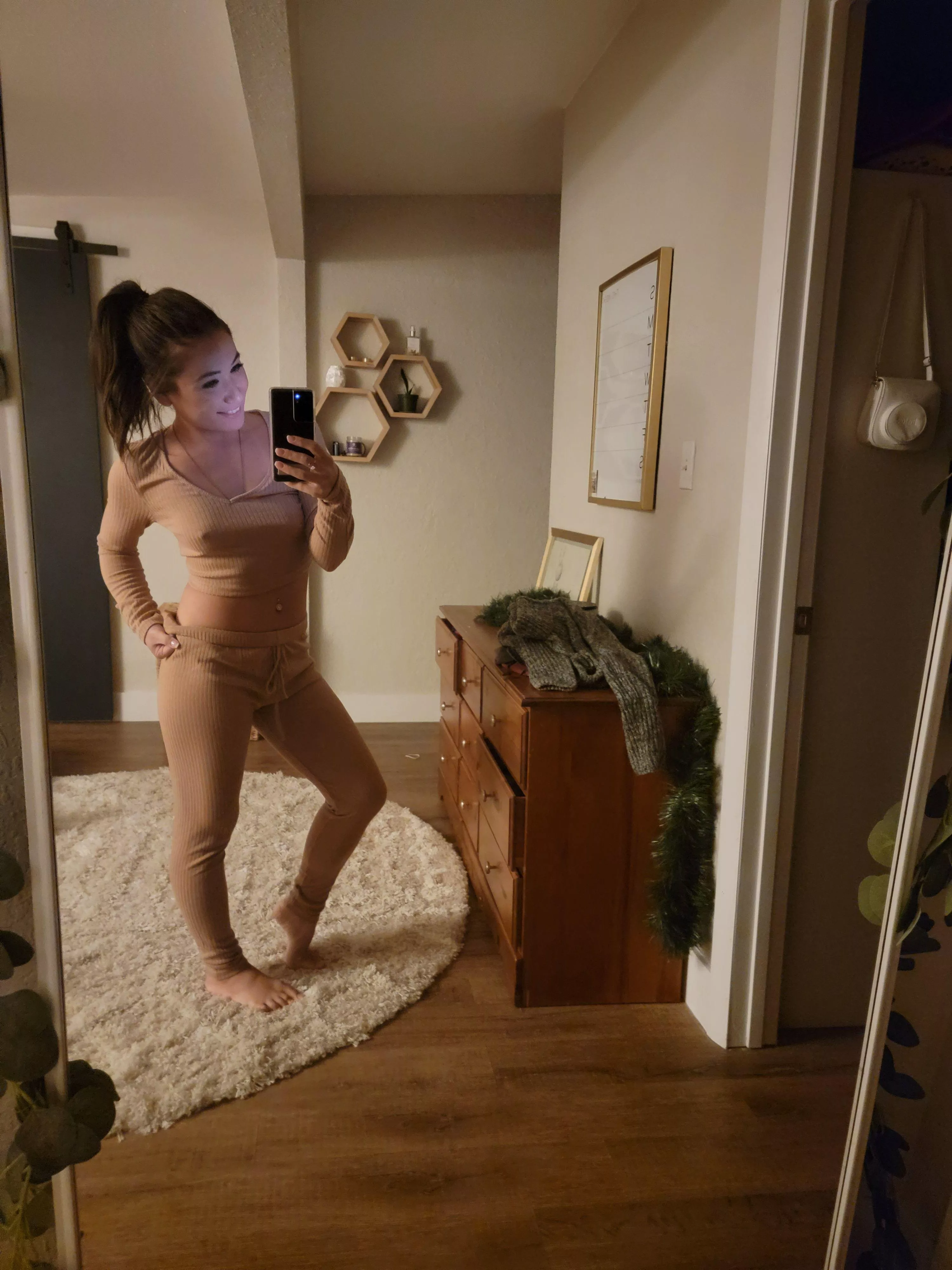 Oh my, is it chilly? 👀 posted by nikkidavisxo