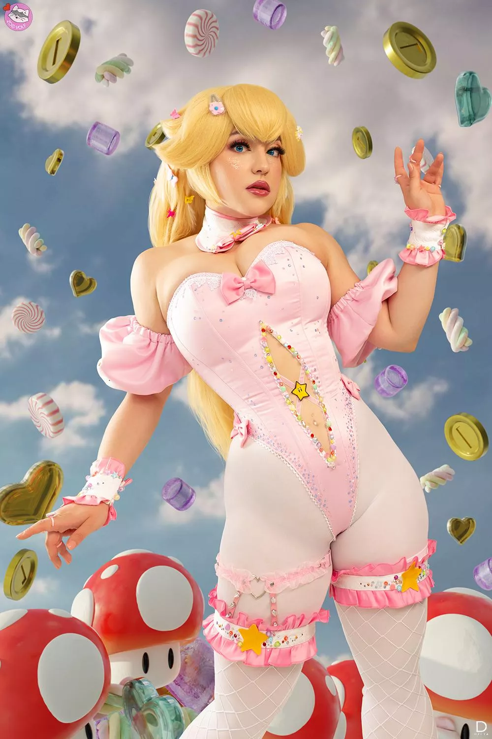 Princess Peach by ZoeVolf posted by ZoeVolf