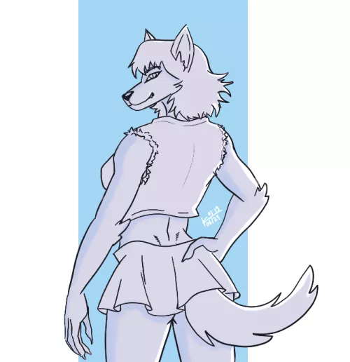 say hello to the furry(for hire) by LuffKevin