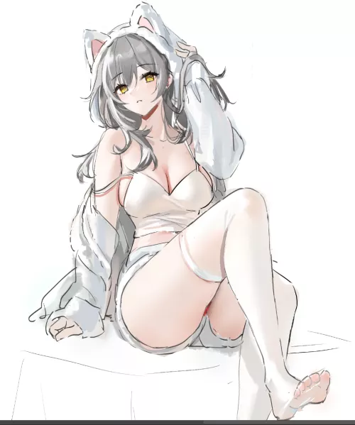 Stelle in White [Honkai Star Rail] by CheetahSperm18