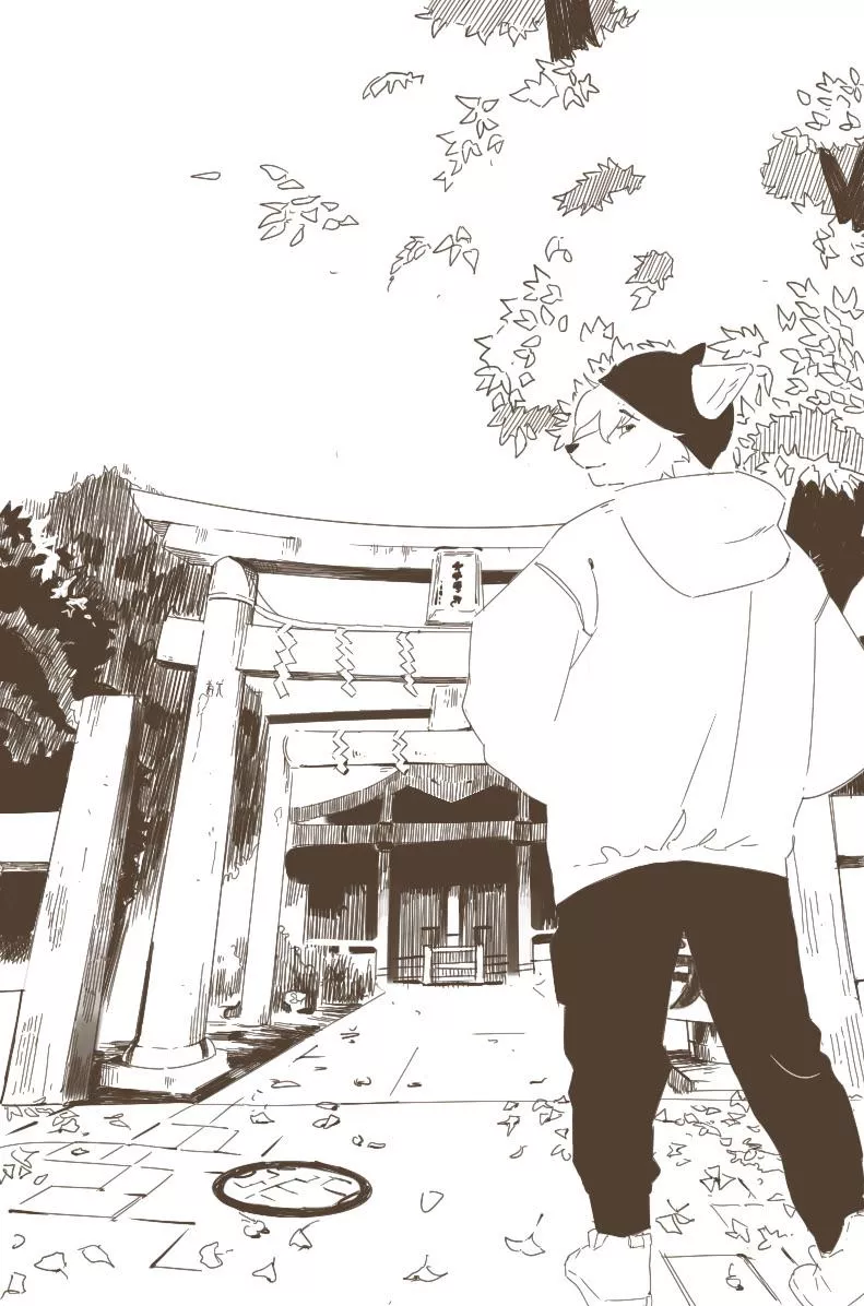 Strolling (art by me) posted by Calpico_Calpis