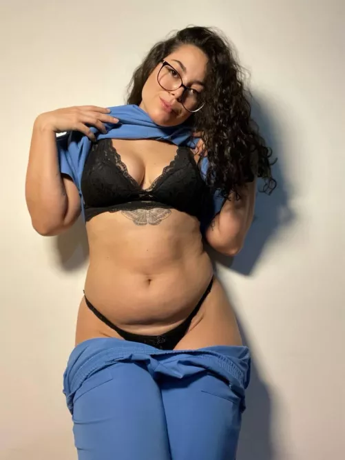 there's always a good surprise behind the scrubs 💉🩺 by drjoanakureha