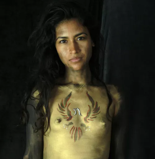 This was a tough one , most of my bodypaint work encompasses mental health by floridaafloridaa