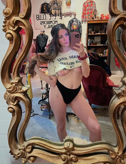 Trying on some new things at the shop by PrettySadieReed