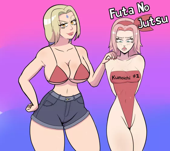 Tsunade and Sakura in training clothes (jezztoonz) by ljezzl